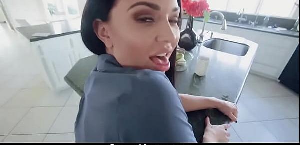 Hot Stepmom Lets Her Stepson Play With Her Big Tits
